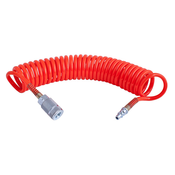 Image of an AirCraft Spiral Hose 5M X 8mmX 5.5mm W/ARO Quick Coupler