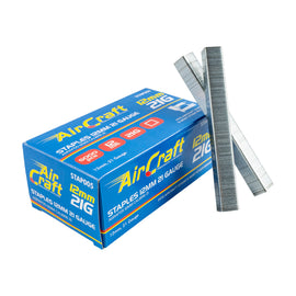 Image of an AirCraft Staples 12mm21 Gauge 5000 Per Box
