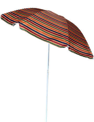 image of Seagull Beach Umbrella-200cm Tilt UV50 Silver Coated