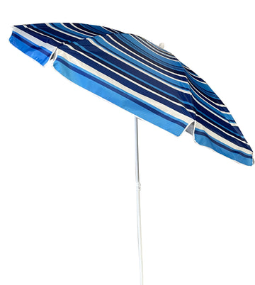 image of Seagull Beach Umbrella 225cm Tilt UV50 Silver Coated