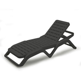 Image of a ECONOFURN Scirocco Lounger - Anthracite 1