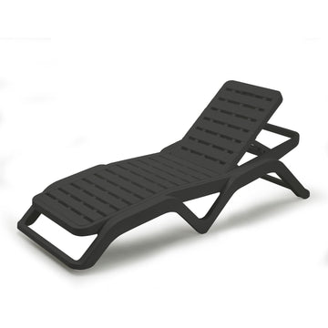 Image of a ECONOFURN Scirocco Lounger - Anthracite 1