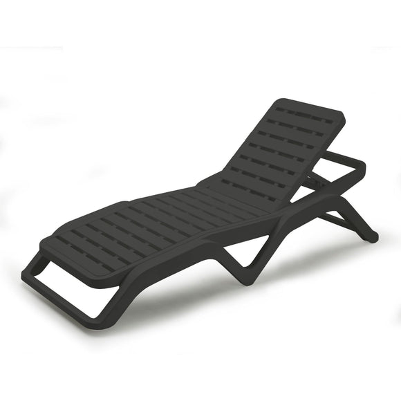 Image of a ECONOFURN Scirocco Lounger - Anthracite 1