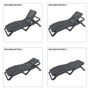 Image of a ECONOFURN Scirocco Lounger - Anthracite 2