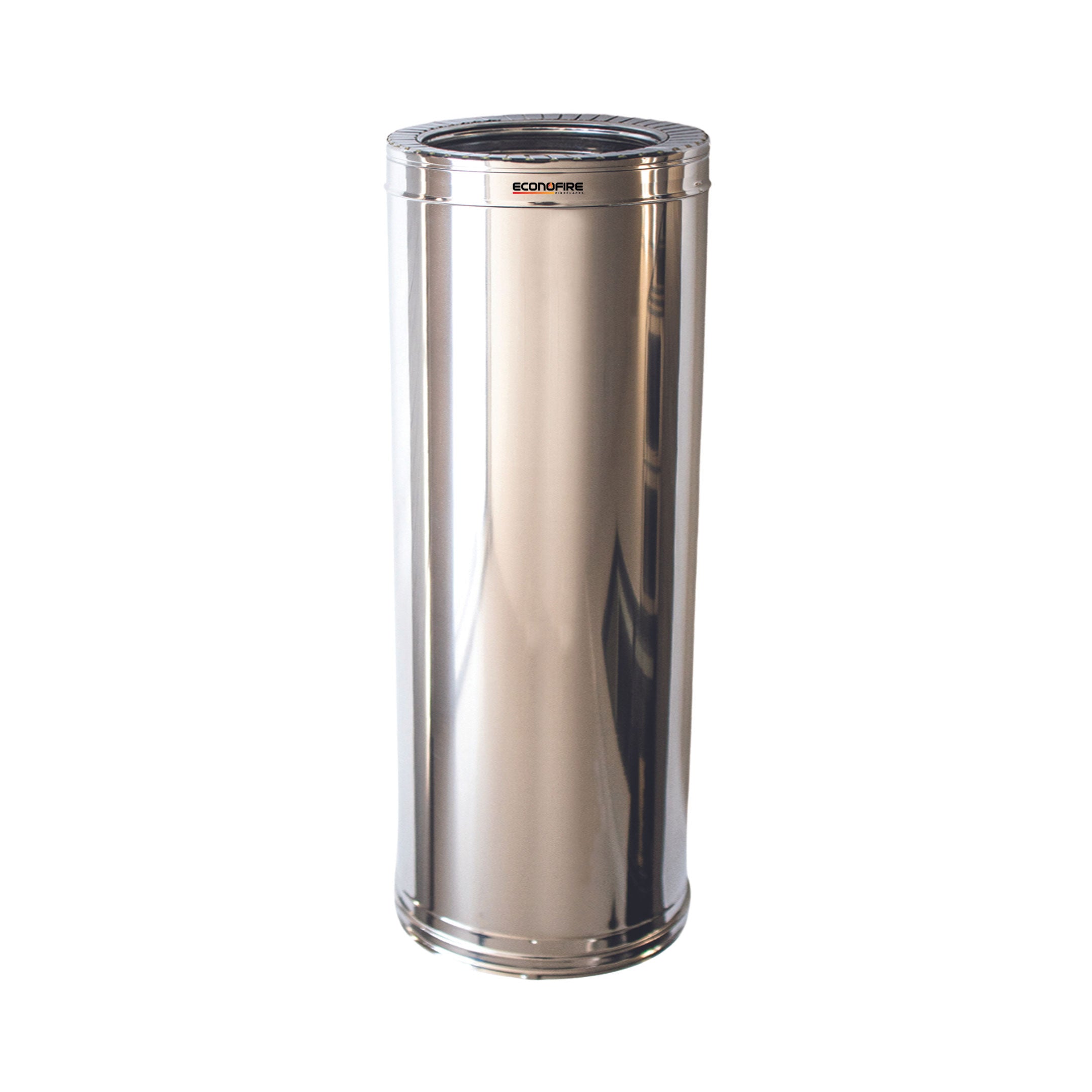 Image of a ECONOFIRE 130MM Single Skin Flue Pipe 0.5M 1