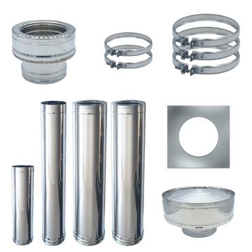 Image of a ECONOFIRE 150mm Internal Flue Kit 1