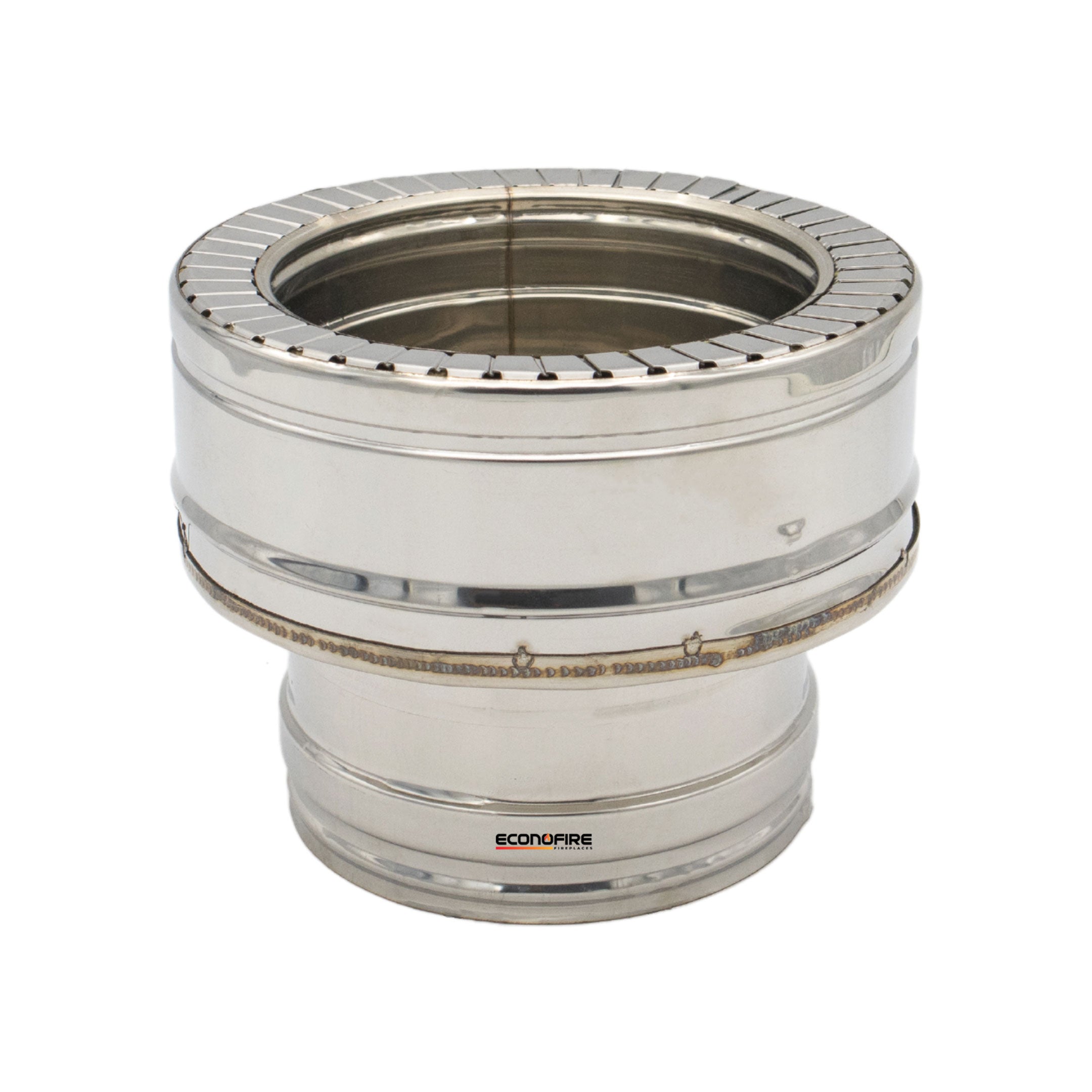 Image of a ECONOFIRE 130MM Single Skin To Double Skin Converter 1