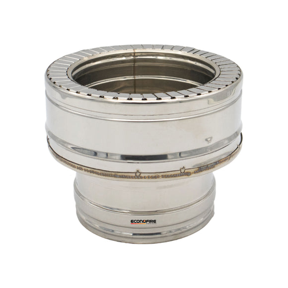 Image of a ECONOFIRE 130MM Single Skin To Double Skin Converter 1