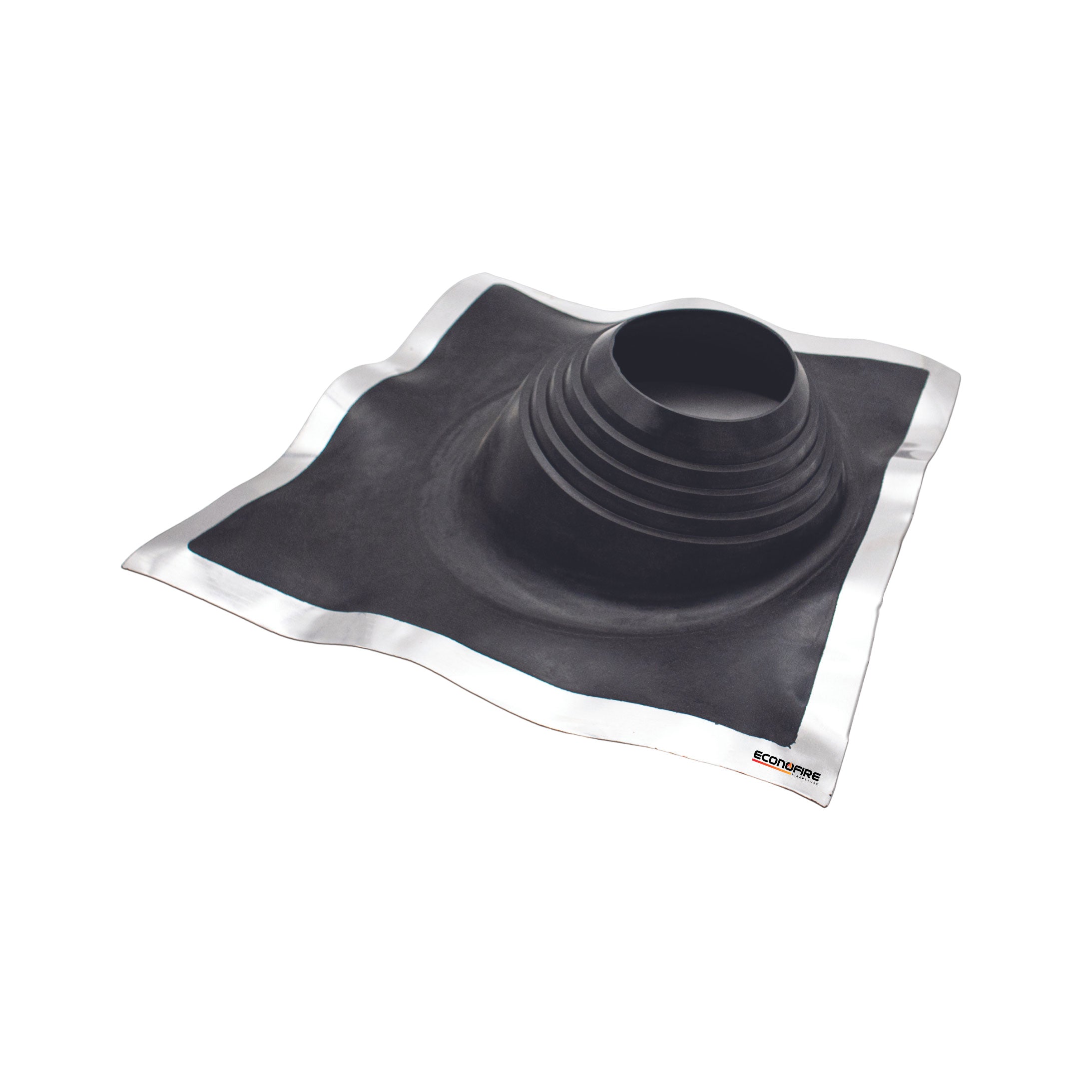 Image of a ECONOFIRE Rubber Boot Seal - Corrugated Roof Sheet - 75-200mm Diameter Pipe 1