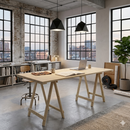 CTS Trestle Table Standing-6
