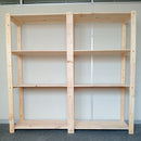 CTS Solid Wood Storage Shelving Add On Kit Width 940mm / Depth 440mm / Height 1744mm-3