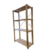 CTS Solid Wood Storage Shelving Starter Kit Width 940mm / Depth 440mm / Height 1744mm-4