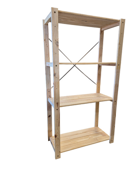 CTS Solid Wood Storage Shelving Starter Kit Width 940mm / Depth 440mm / Height 1744mm - 0