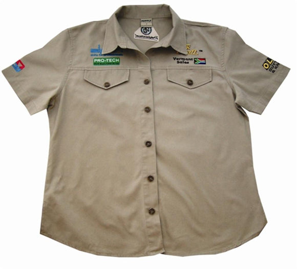 Image of a Tork Craft Vermont Ladies Cotton Shirt Stone Xl