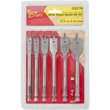 Image of a Tork Craft Spade Bit Set 6pce