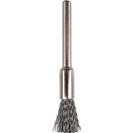 Image of a Tork Craft Mini Carbon Steel Brush 5.0mm End 3.2mm Shank