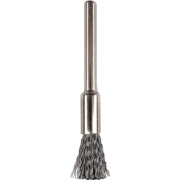 Image of a Tork Craft Mini Carbon Steel Brush 5.0mm End 3.2mm Shank