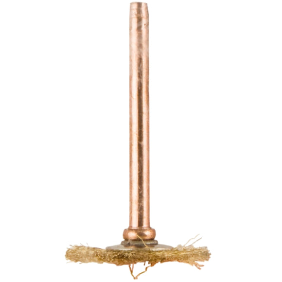Image of a Tork Craft Mini Brass Brush 19.1mm Wheel 3.2mm Shank