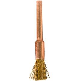 Image of a Tork Craft Mini Brass Brush 3.2mm End 2.4mm Shank