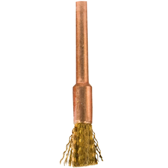 Image of a Tork Craft Mini Brass Brush 3.2mm End 2.4mm Shank