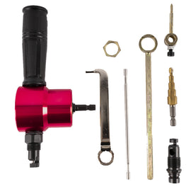 Image of a Tork Craft Nibbler Attachment Set 3-in-1 For Drill Machines