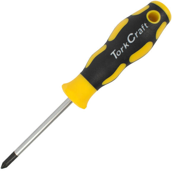 Image of a Tork Craft Screwdriver Pozi. No.0 X 75mm
