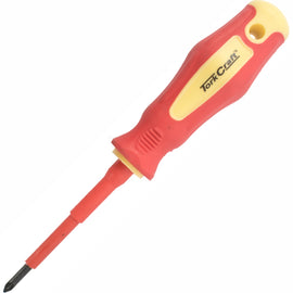 Image of a Tork Craft Screwdriver Insulated Pozi.no.1 X 80mm VDE