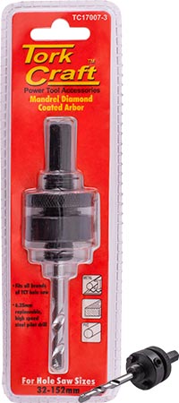 Image of a Tork Craft Mandrel Diamond Coated Arbor 32 - 152mm