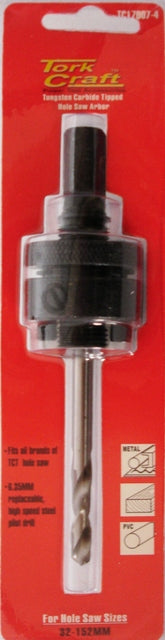 Image of a Tork Craft Mandrel TCT Hole Saw 7/16 32 - 152mm