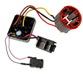 Image of a Tork Craft A/grinder 20v Replacement Micro Switch & Commutator (6/7/11/12) Service Kit