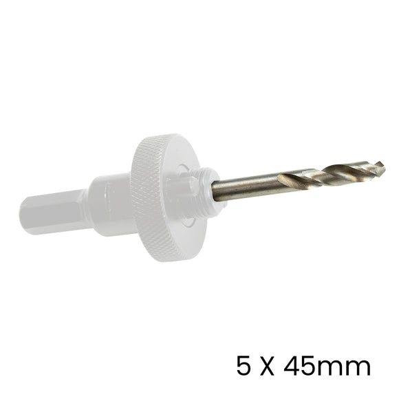 Image of a Tork Craft Arbor Drill Bit 5 X 45mm For HSS Hole Saw