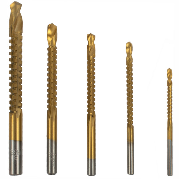Image of a Tork Craft Drill Saw Set HSS Tin Coated 3-4-5-6-8