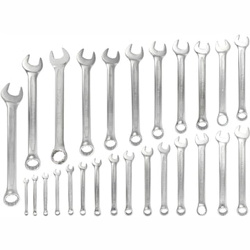 Image of a Tork Craft 26pcs Combination Spanner Set 6-32mm Deep Offset Jumbo Rack