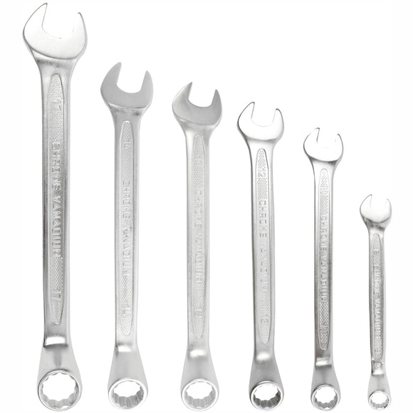Image of a Tork Craft 6pc Combination Spanner Deep Offset Set 8-10-12-13-14-17mm
