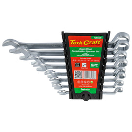Image of a Tork Craft 8pc Combination Spanner Deep Offset Set 8-9-10-11-13-14-17-19mm
