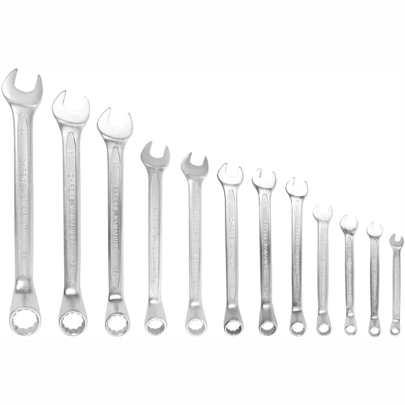 Image of a Tork Craft 12pc Combination Spanner Deep Offset Set 6-22mm