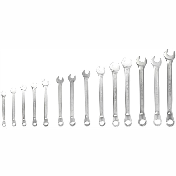 Image of a Tork Craft 14pc Combination Spanner Deep Offset Set 8-24mm