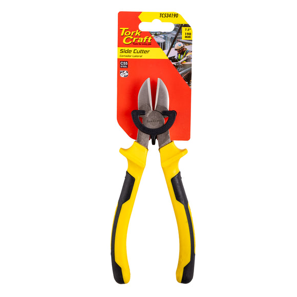 Image of a Tork Craft Side Diagonal Cutter 190mm Pliers