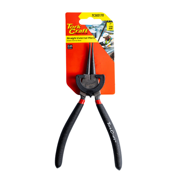 Image of a Tork Craft Plier Circlip Straight External 170mm