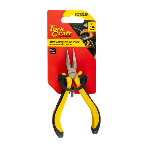 Image of a Tork Craft Plier Mini Long Nose 120mm Micro