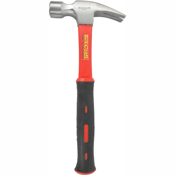 Image of a Tork Craft Hammer Claw 700g (24oz) Fibreglass Handle 295mm & Full  POL Head