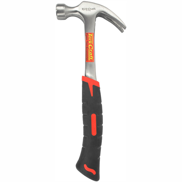 Image of a Tork Craft Hammer Claw 450g (16oz) All Steel With Ergonomic Grip & Full  POL Head