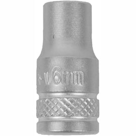 Image of a Tork Craft Socket 6mm 1/4' Drive CRV 12 Point