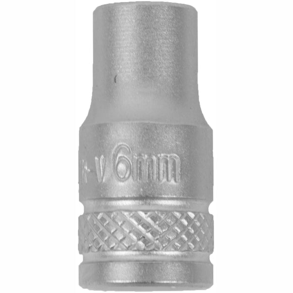 Image of a Tork Craft Socket 6mm 1/4' Drive CRV 12 Point