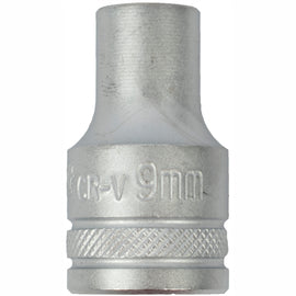Image of a Tork Craft Socket 9mm X 21.8mm 1/2' Drive CRV 12 Point