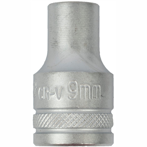 Image of a Tork Craft Socket 9mm X 21.8mm 1/2' Drive CRV 12 Point