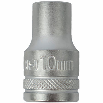 Image of a Tork Craft Socket 10mm X 21.8mm 1/2' Drive CRV 12 Point
