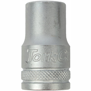 Image of a Tork Craft Socket 12mm X 21.8mm 1/2' Drive CRV 12 Point