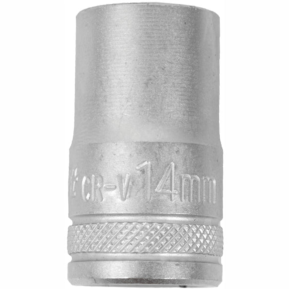 Image of a Tork Craft Socket 14mm X 21.8mm 1/2' Drive CRV 12 Point