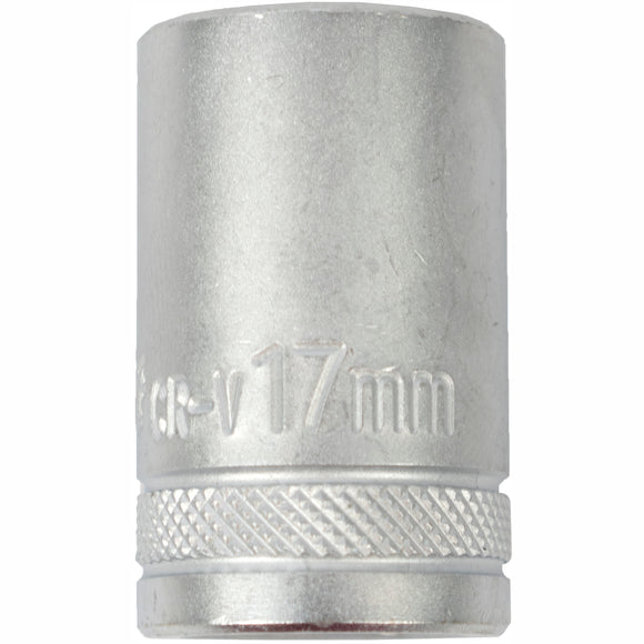 Image of a Tork Craft Socket 17mm X 23.8mm 1/2' Drive CRV 12 Point